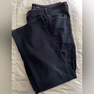 Old Navy Kicker Bootcut Jeans Dark Blue Size 22 #15